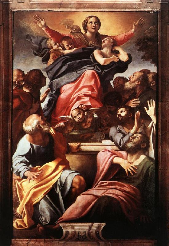 CARRACCI, Annibale Assumption of the Virgin Mary dfg Germany oil painting art